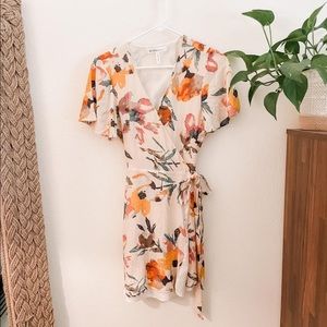 BCBG Floral Wrap Dress